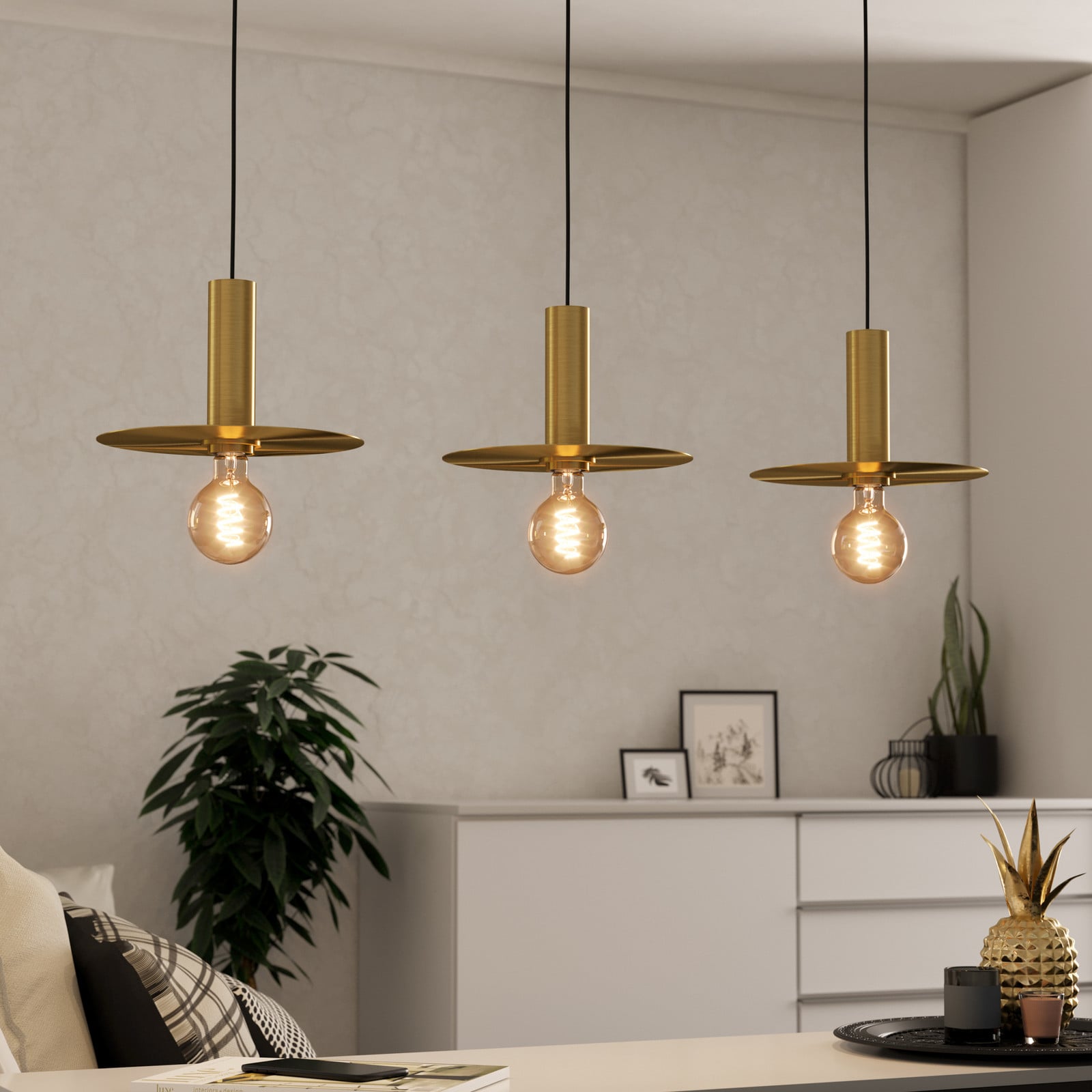 Escandell lampă suspendată 3 becuri