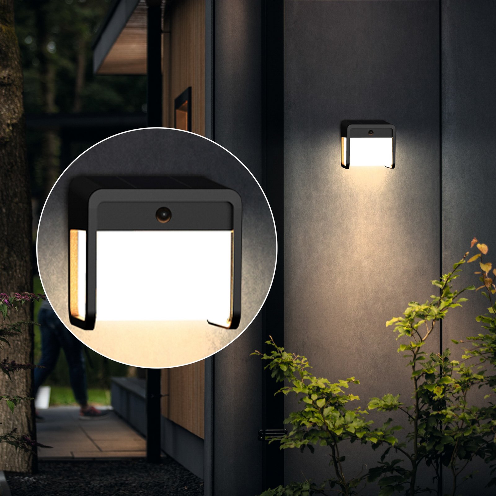 Philips LED-ulkoseinävalaisin Ezra UE, muovi, IP44