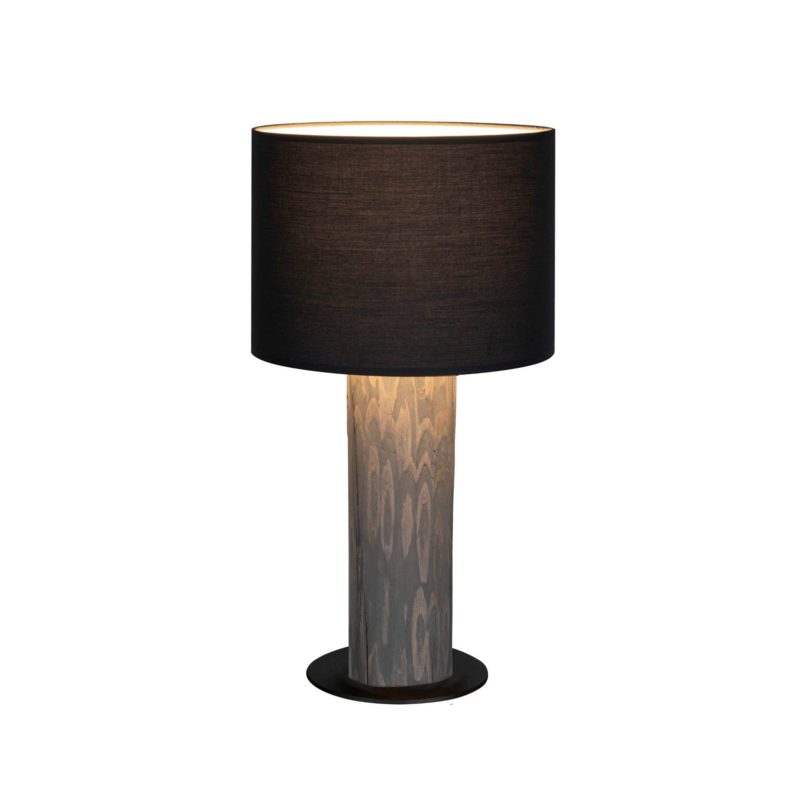 Pino Simple table lamp, anthracite, grey base