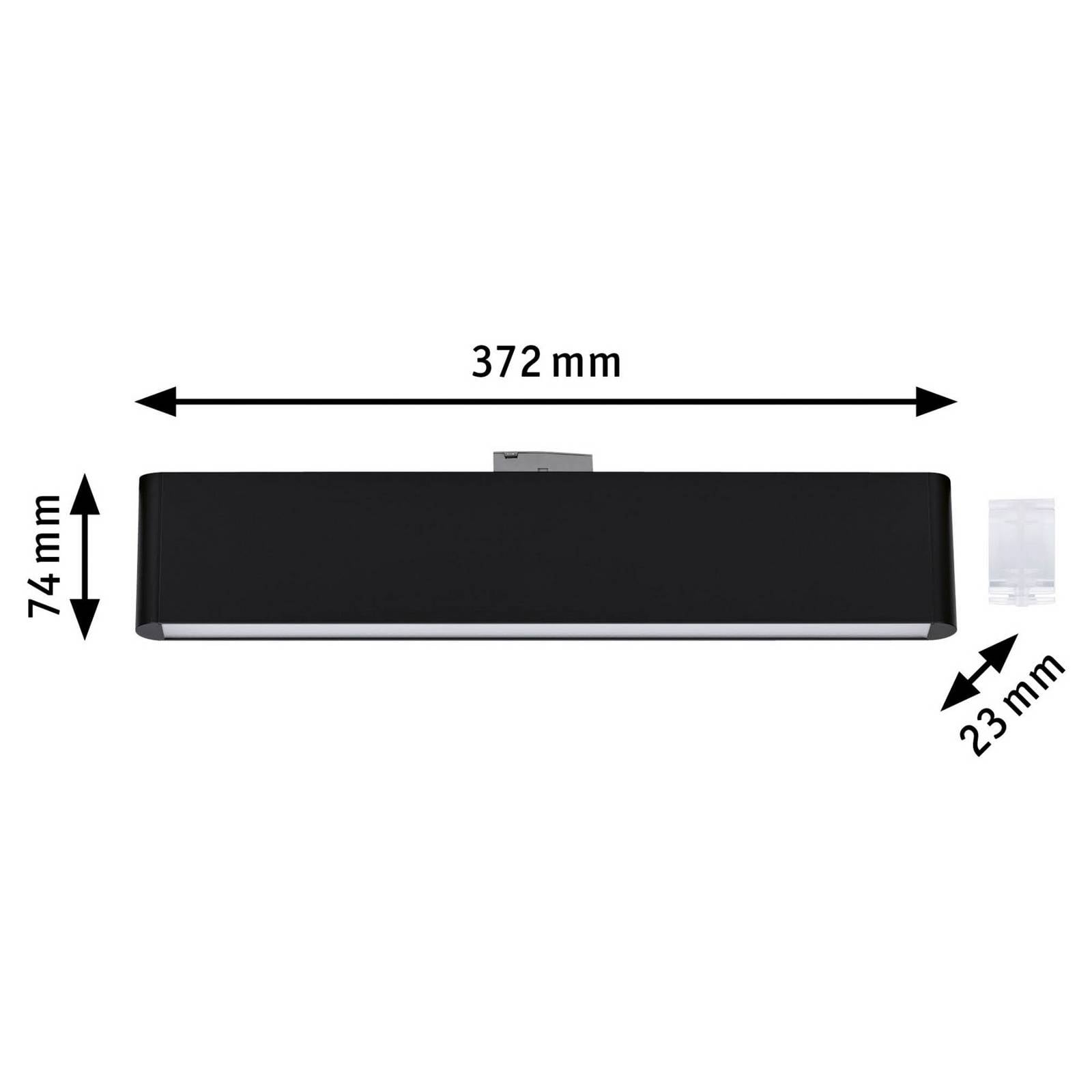 Paulmann URail LED-skenlampa Ceris svart 3 000 K 37 cm
