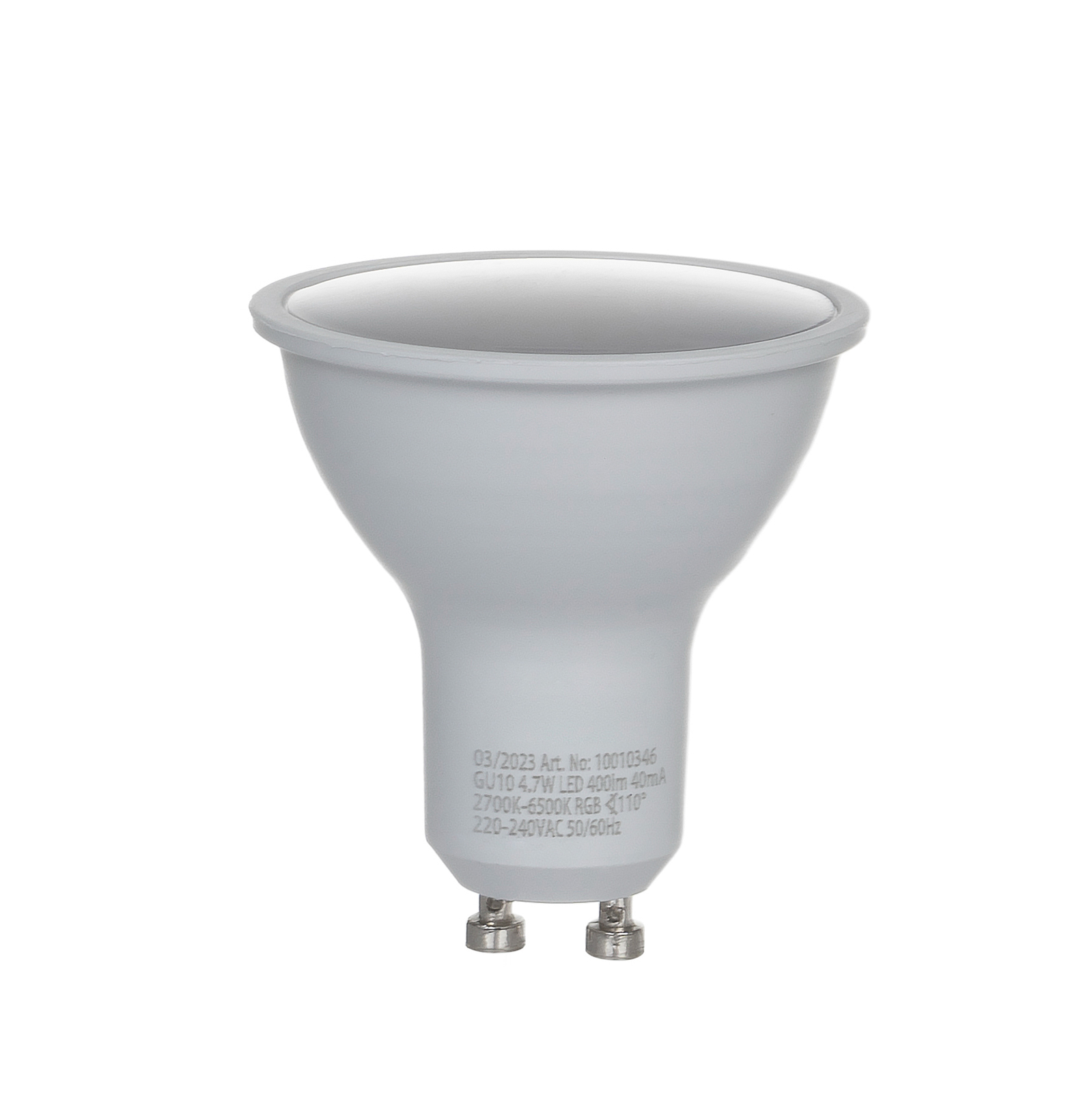 Lamppu 4,7 W WLAN RGBW GU10 mattapintainen - LUUMR