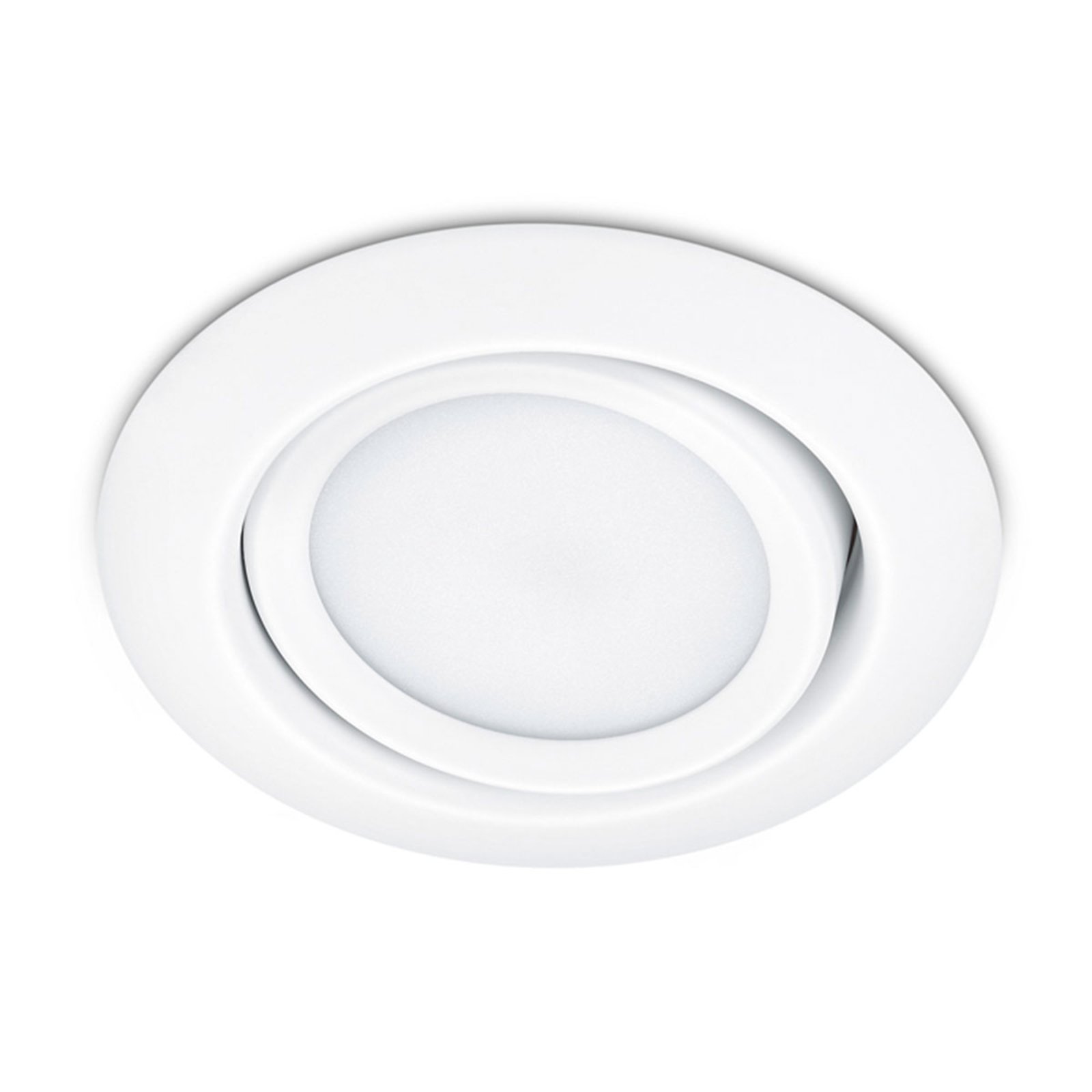 Okrągły reflektor wpuszczany LED Rila, biały