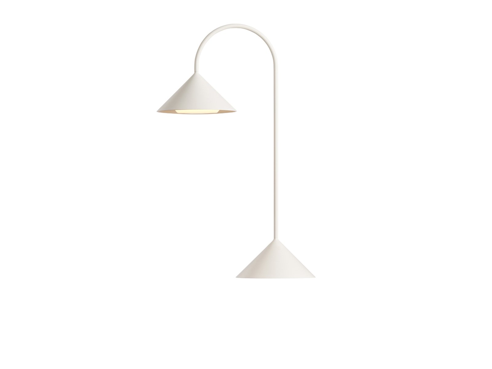 Grasp Portable Stolová Lampa H47 Matt White - Frandsen