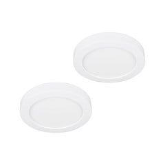 Prios LED laevalgusti Edwina, valge, 18 cm, 2 tk, komplektis