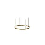 Candle Holder Circle Small Brass - ferm LIVING