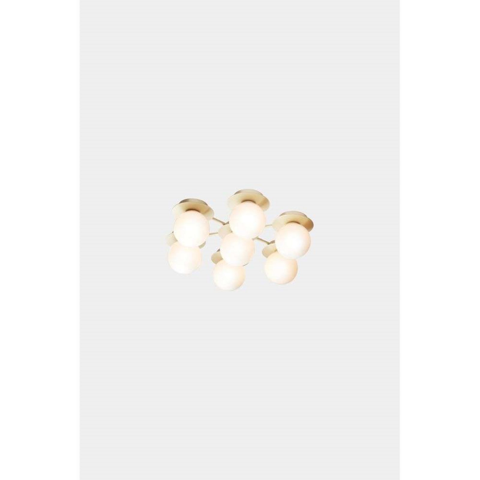 Liila Star Vägglampa/Plafond Nordic Gold/Opal White Clear - Nuura