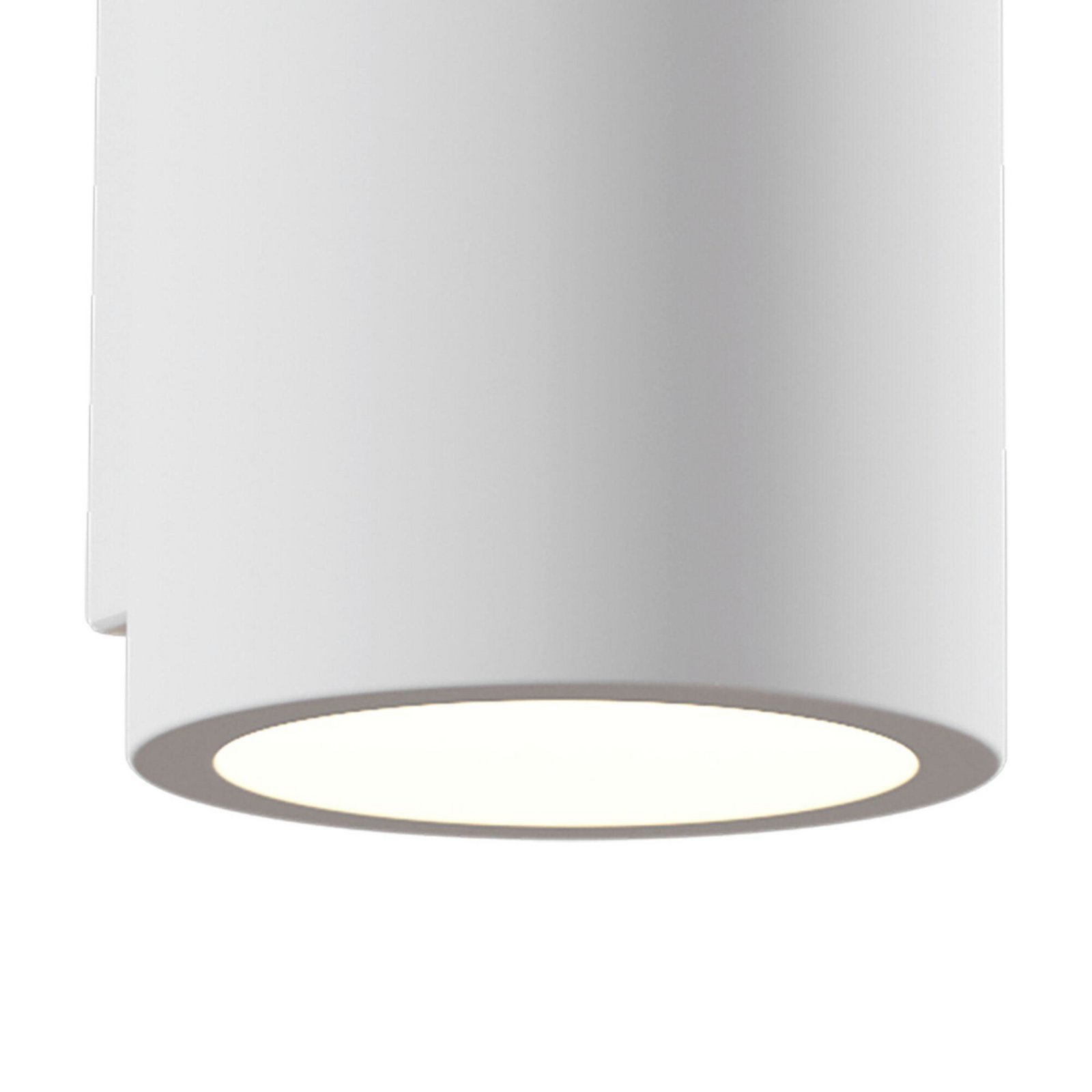 Wandlamp Parma van gips, 8x20 cm