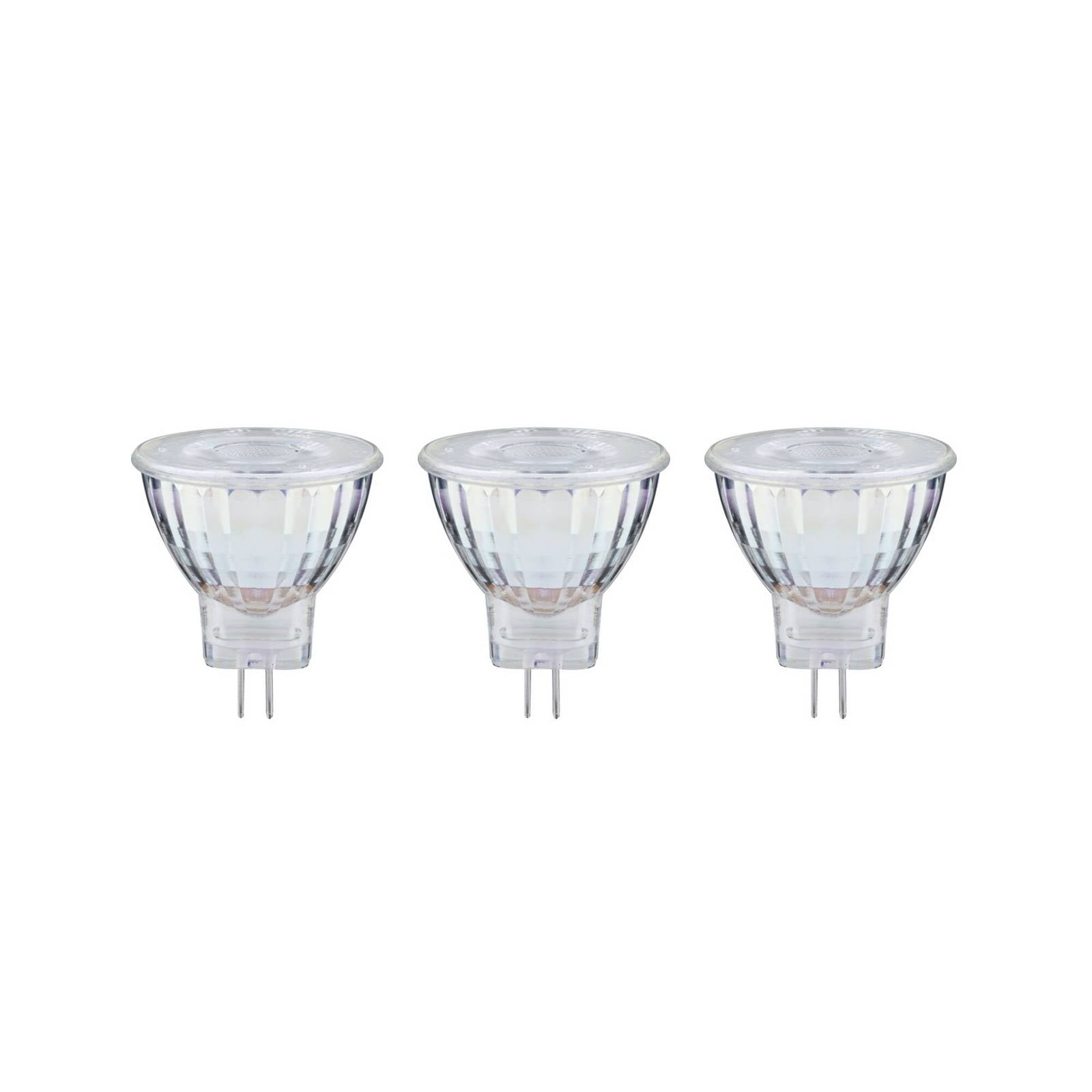 Reflektor LED Paulmann, GU4, 1,8 W, 2700 K, srebrny, zestaw 3 sztuk