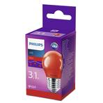 E27 P45 LED bulb 3.1W, red