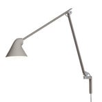 NJP Lampa Ścienna Długa Jasnoszara - Louis Poulsen