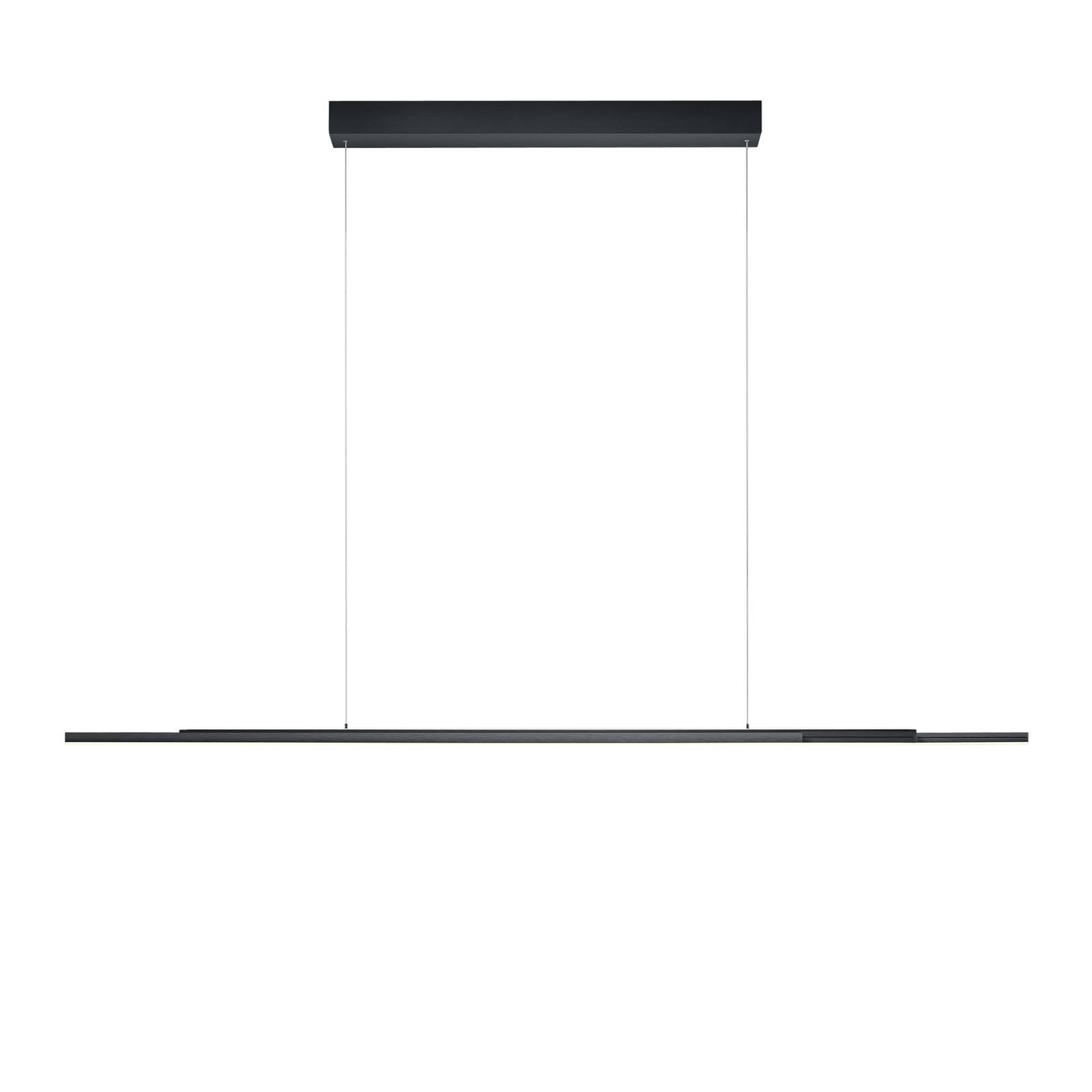 BANKAMP Lightline V3 flex up/down anthracite, for Living / Dining Room, aluminium, 60 W, L: 203 cm