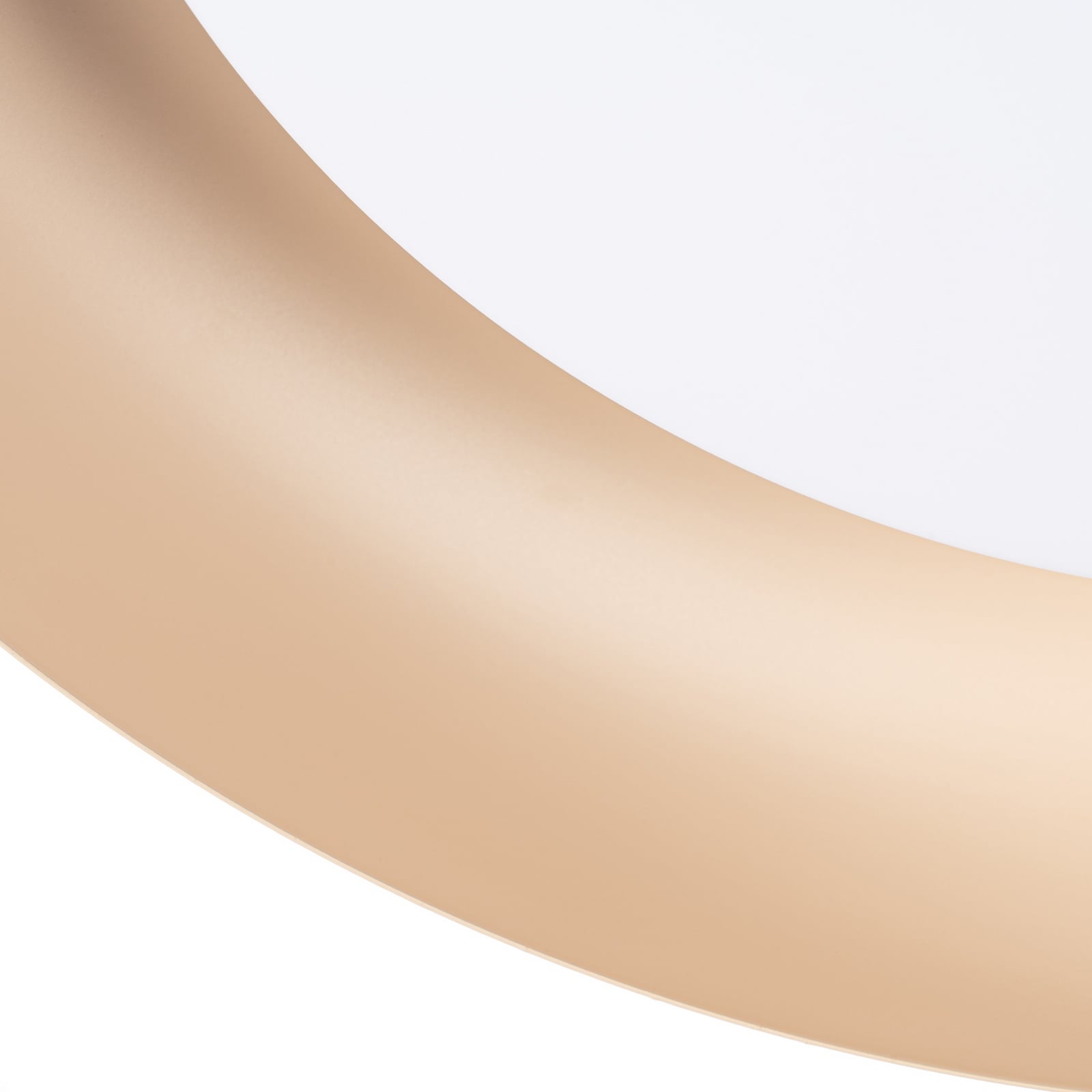 Florie LED-hængelampe, beige, metal, Ø 40 cm – Lindby