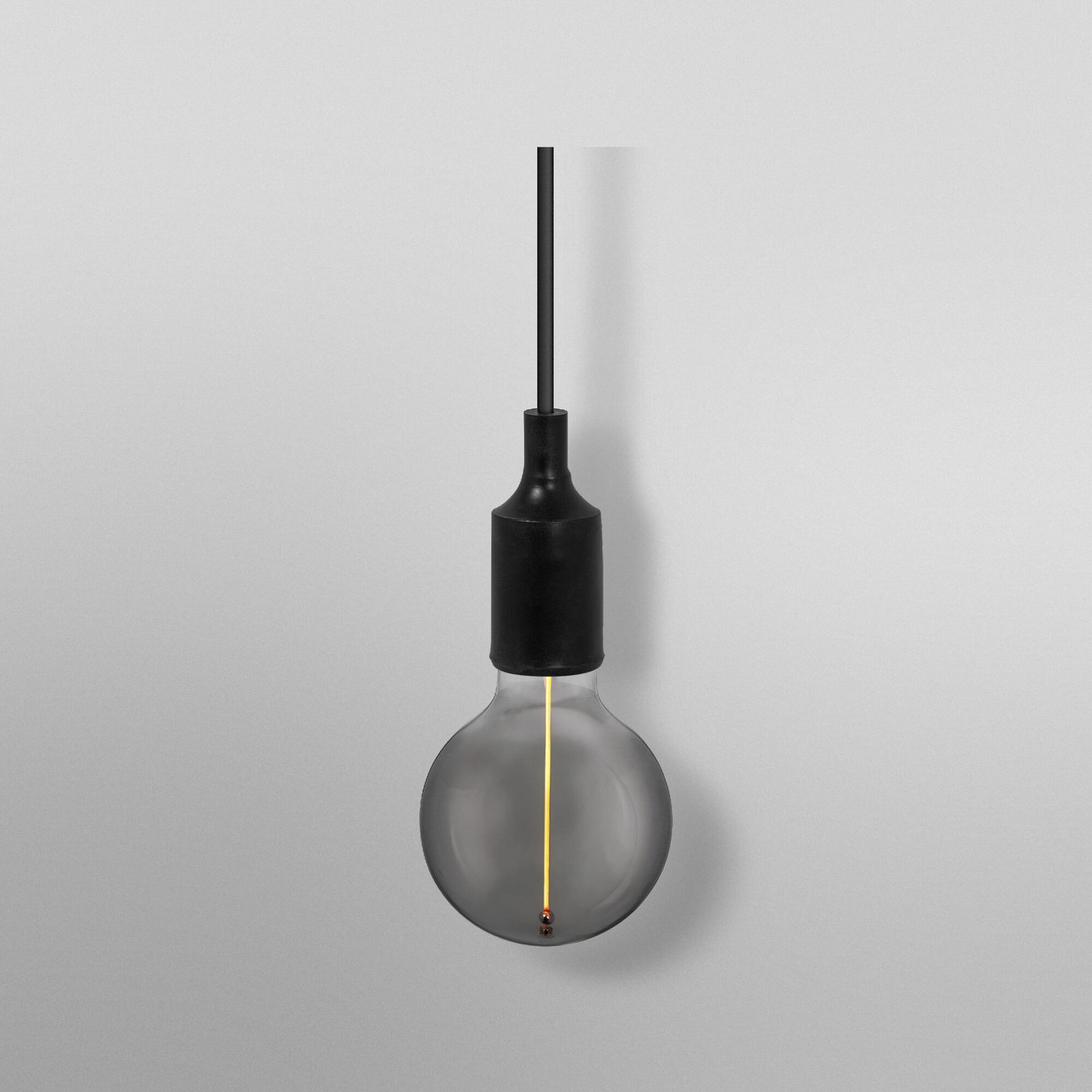 OSRAM Hängelampe VINTAGE 1906 BELL schwarz Kunststoff Ø 9 cm