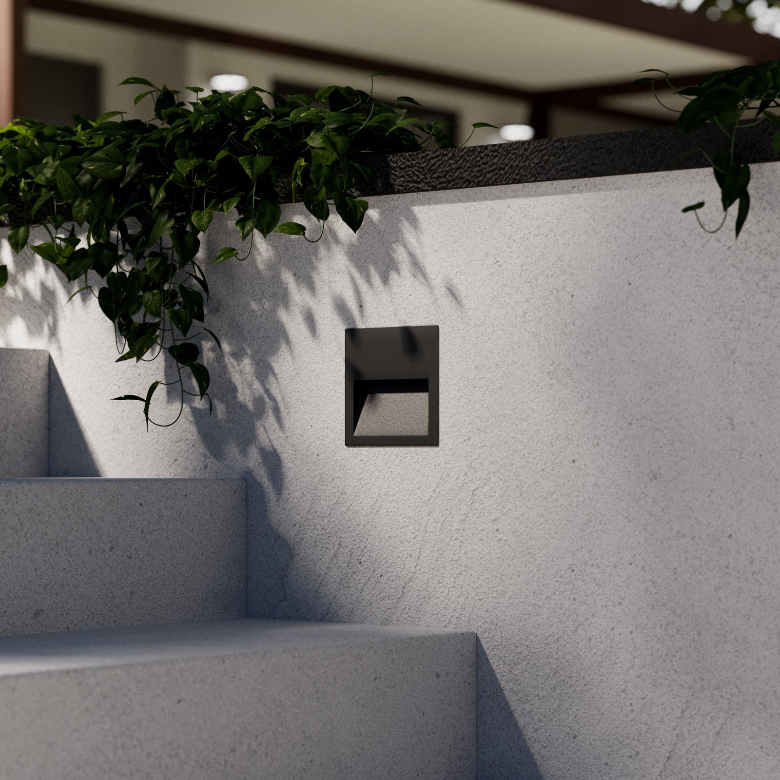 Loya Square Spoturi Exteriorul Încastrat IP54 Dark Grey - Lucande