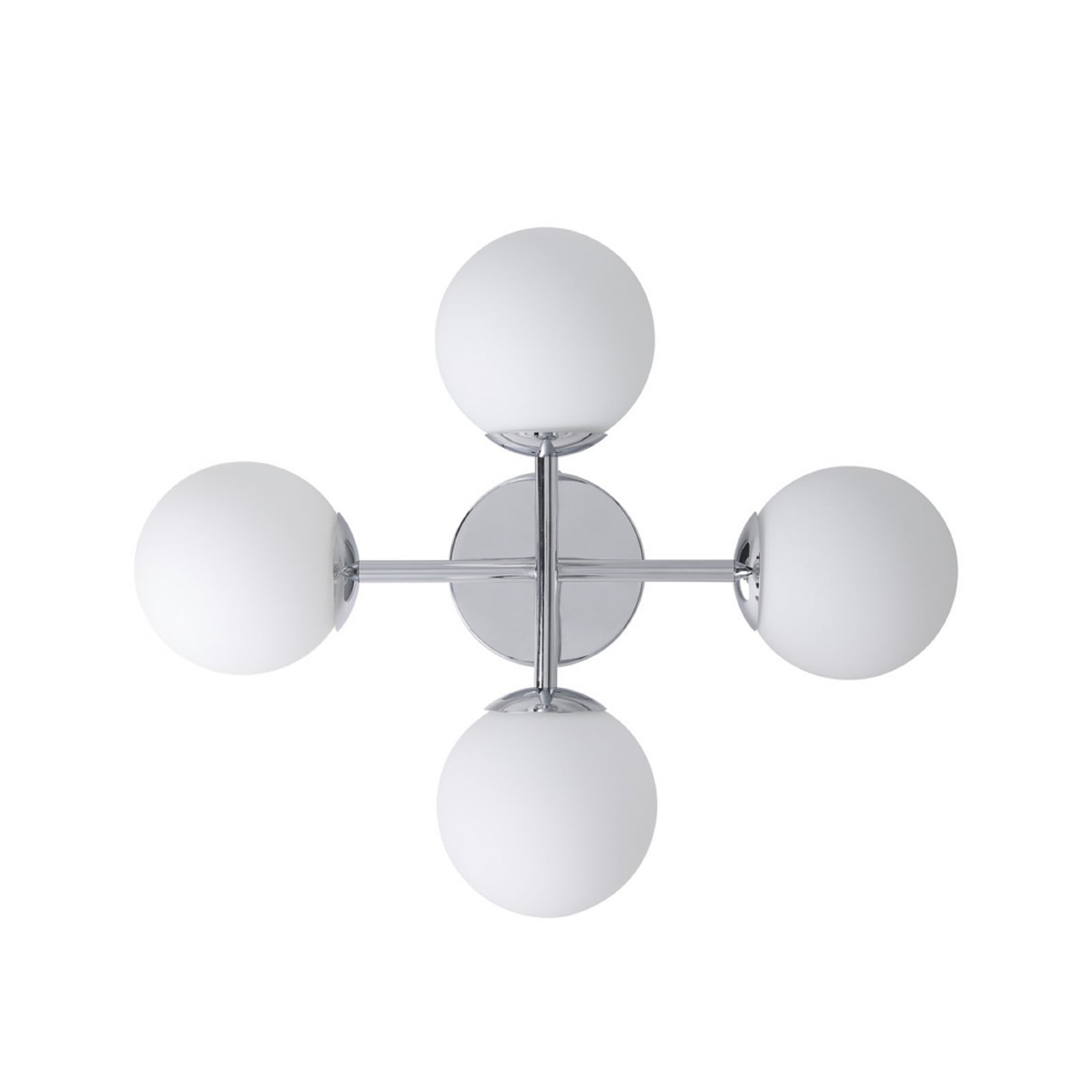EGLO Deckenlampe CASTROVIDO, chrom, 48 cm 4-flg. IP44 G9-LED EGLO Deckenlampe CASTROVIDO, chrom, 48 cm 4-flg. IP44 G9-LED