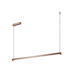Velvet S1400 Switch LED pendant light, rose gold - LIGHT-POINT