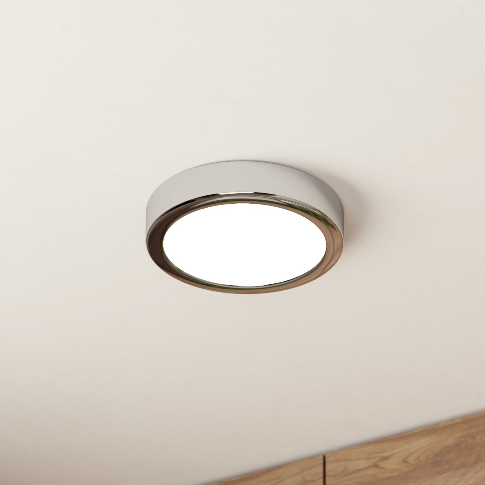 Lampa sufitowa LED Fueva 5 IP44 3000K chrom Ø16cm