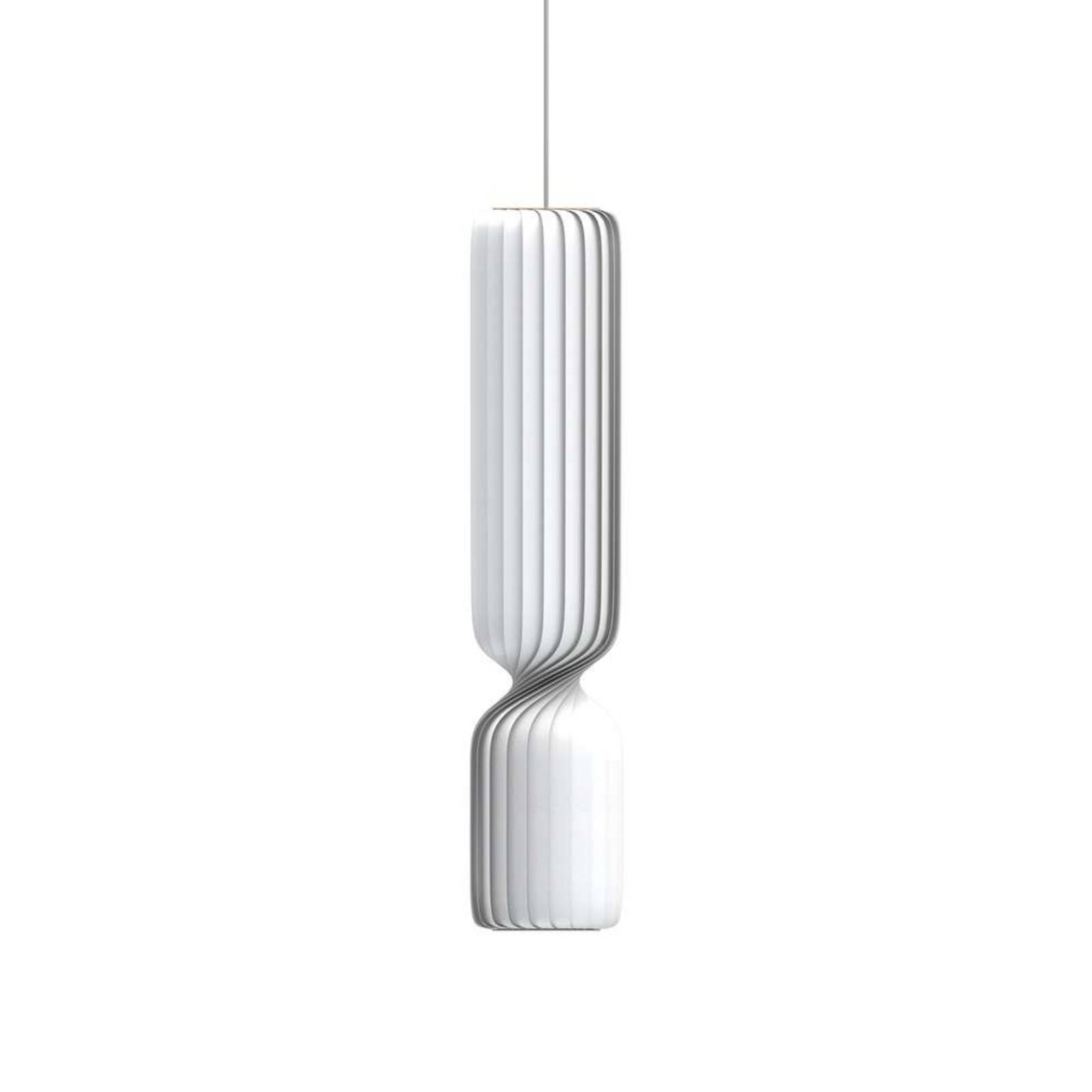 Tom Rossau Pendelleuchte TR41, 120 cm, weiß, Kunststoff, E27