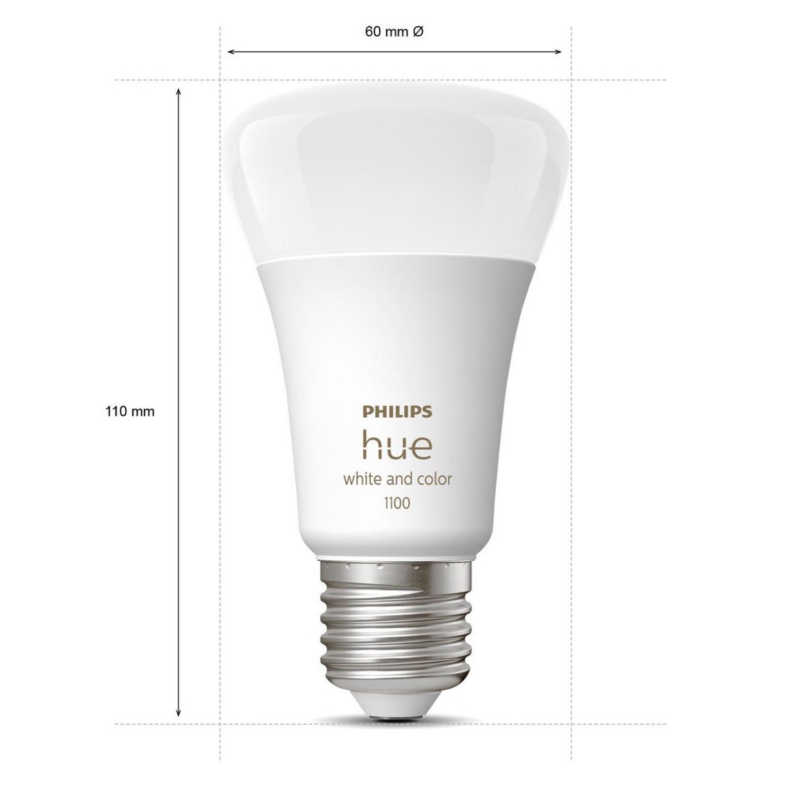 Philips Hue White&Color Ambiance LED E27 9W 1100lm - Plastic