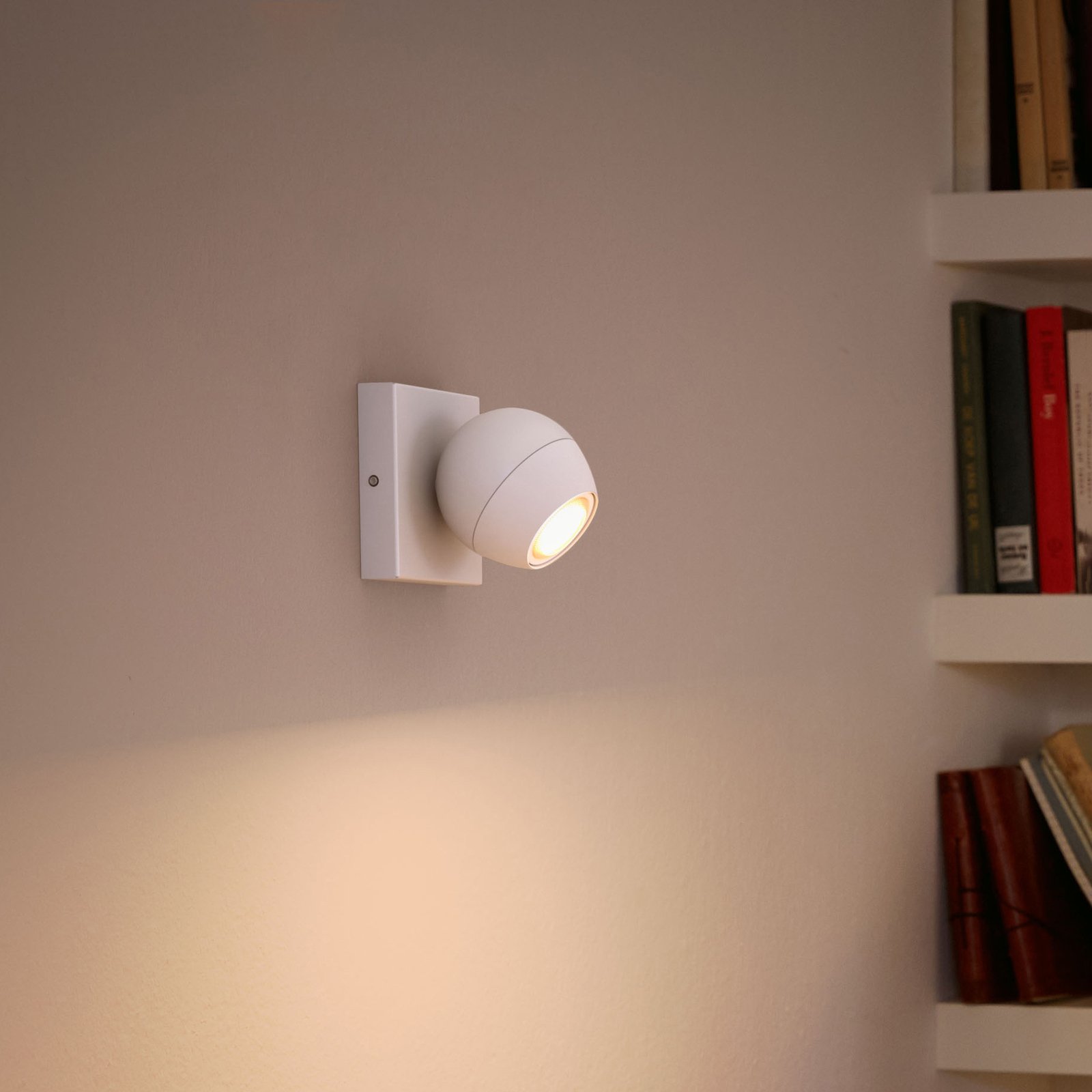 Philips Hue Buckram LED spot, white, dimmer switch