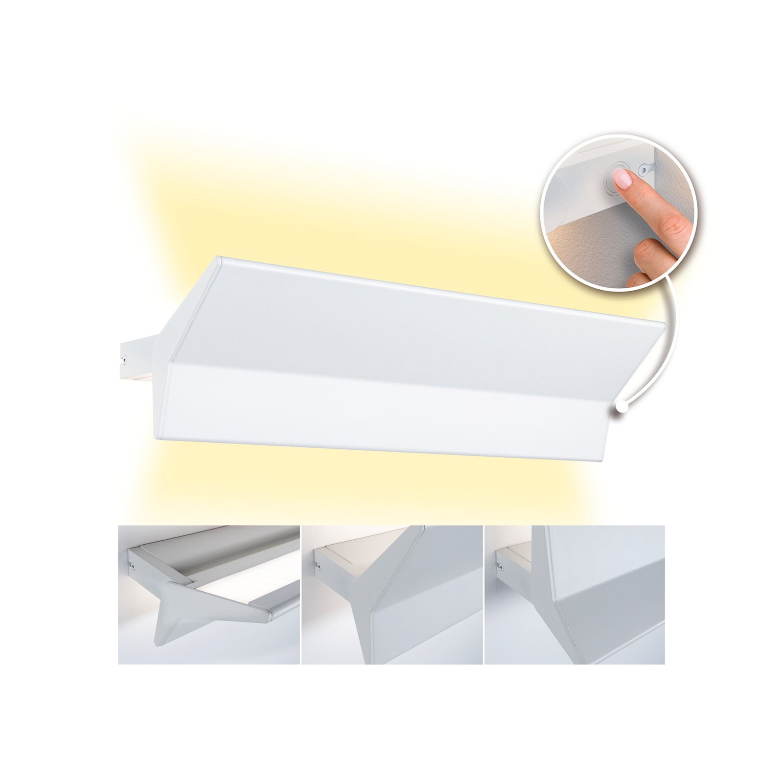 Paulmann Stine LED wall uplighter Wallwasher 3-Step-dim