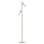 Streak LED floor lamp, 2-bulb with a dimmer, sand