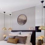 Tom Dixon LED hanging light Void, Ø 30 cm, brass