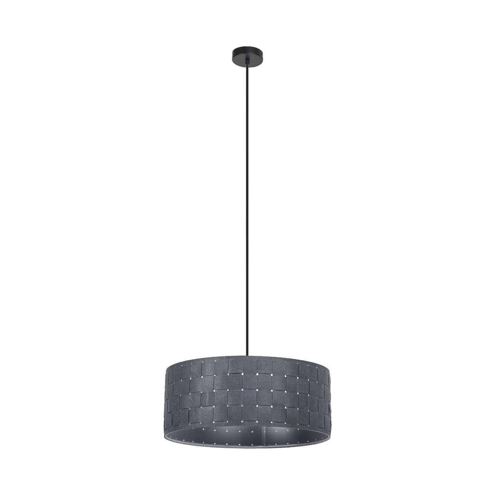 OSRAM Hängelampe Decor Felt Weaving, Ø 48 cm, grau, Filz E27