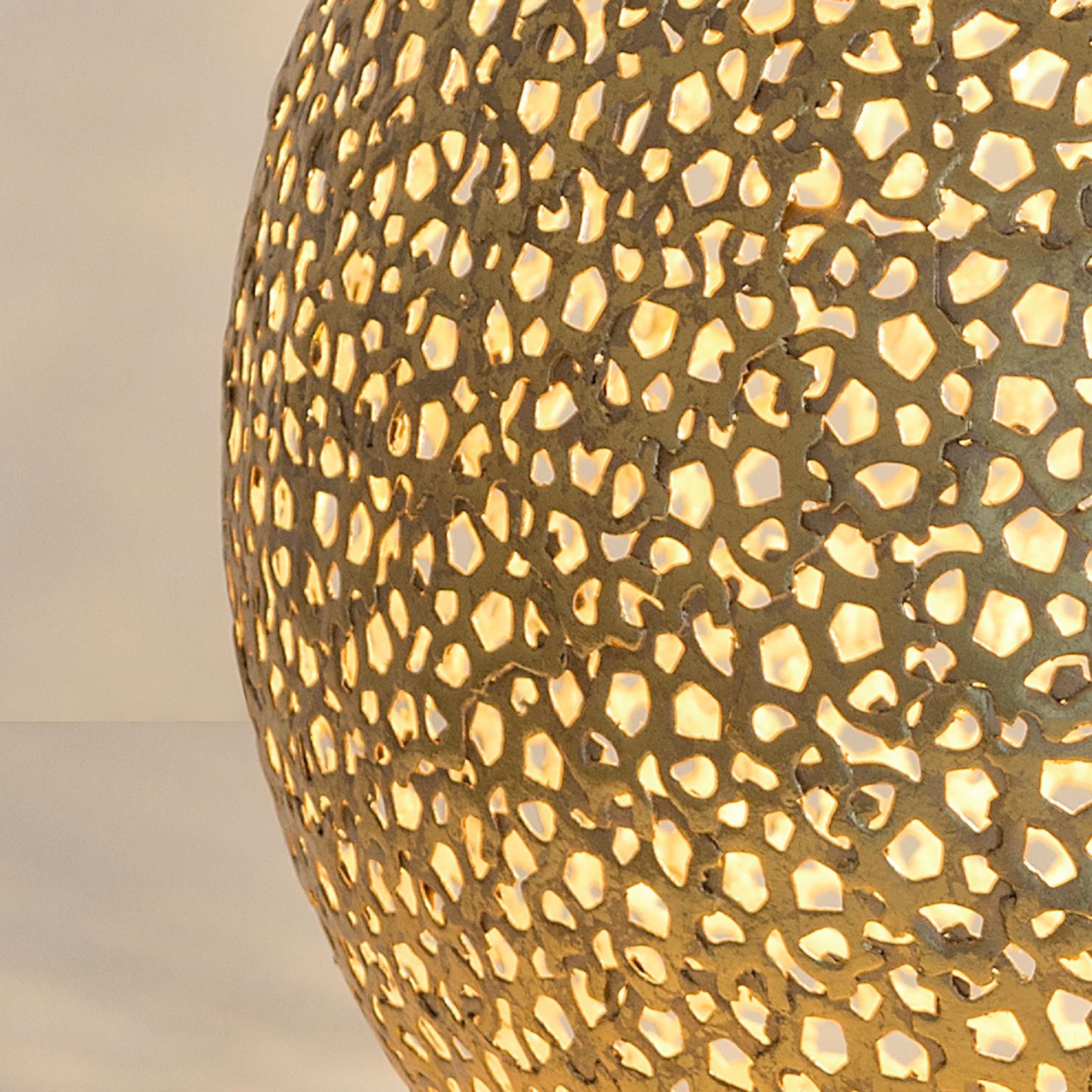 Lampă de masă Lily Grande, Ø 43 cm, auriu