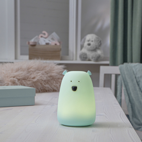 LED-Tischleuchte Big Bear, Nachtlicht, Farbwechsel