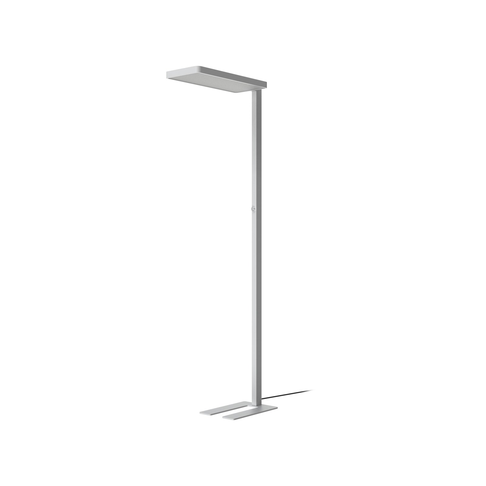 Arcchio LED floor lamp Timon, 54W, silver, height 195 cm