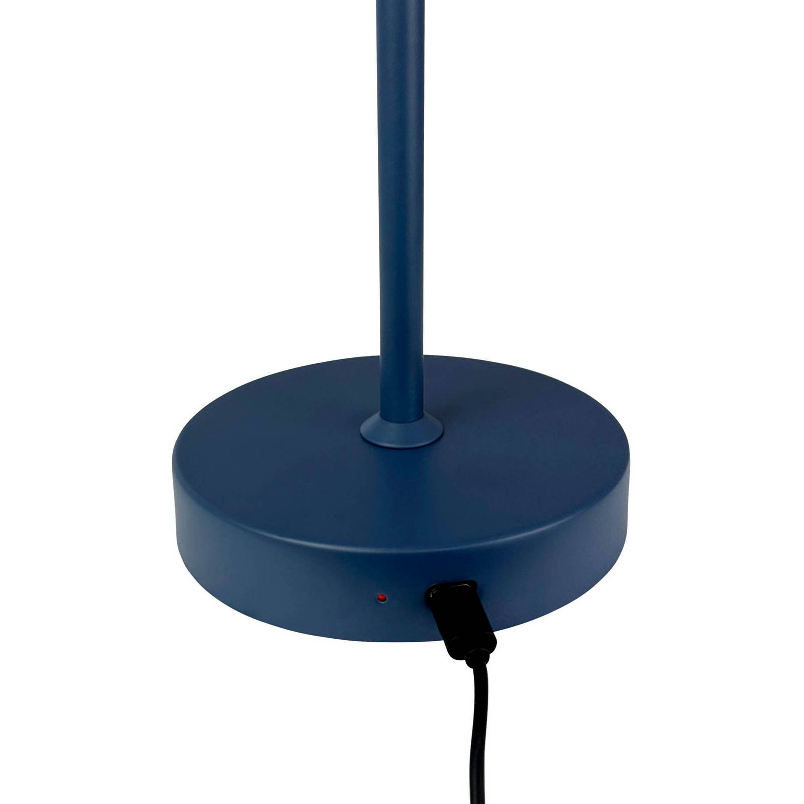 Akumulatorowa lampa stołowa Dyberg Larsen Stockholm, niebieska