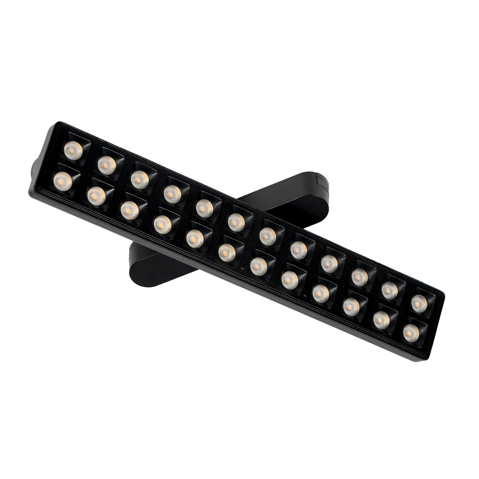 Barre à LED Lindby 48 V Lumaro, noir, 24 points, orientable