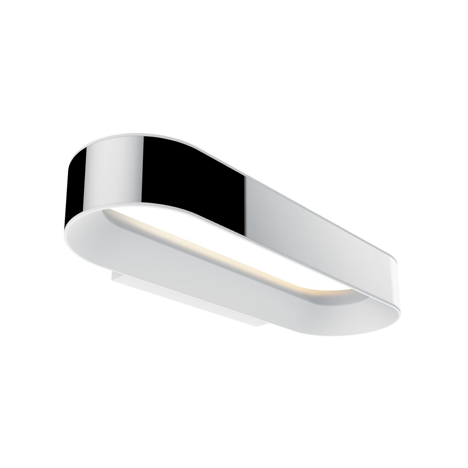 Paulmann LED-Wandleuchte Agena, chrom 31 cm IP44 dimmbar