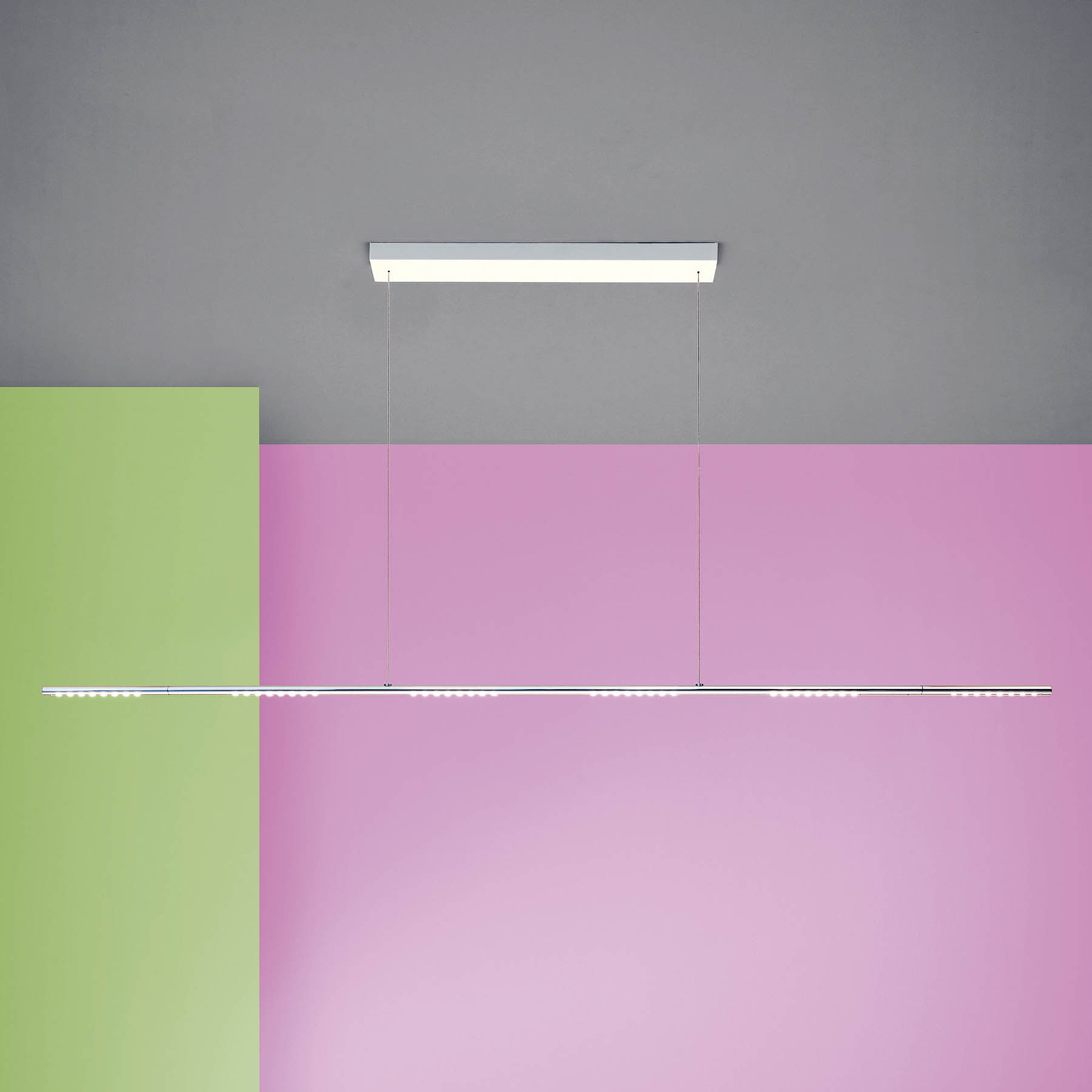 TECNOLUMEN LUM 195 LED-Hängeleuchte, chrom