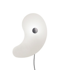 Foscarini Bit 1 nástenné svetlo sklo, biela