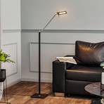 Rothfels Lisanora stojaca LED lampa, čierna, nikel