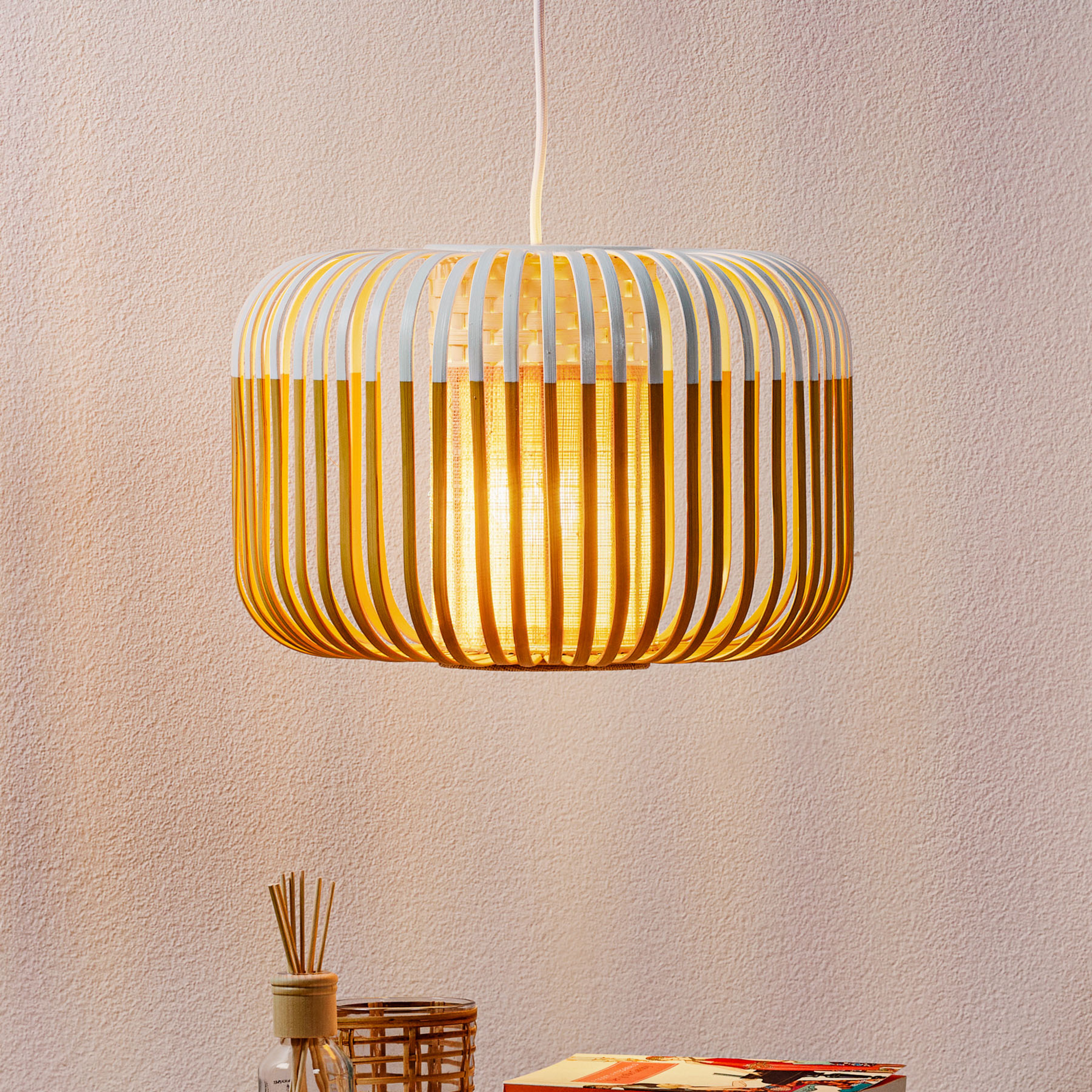 Forestier Bamboo Light S κρεμαστό φωτιστικό 35 cm λευκό