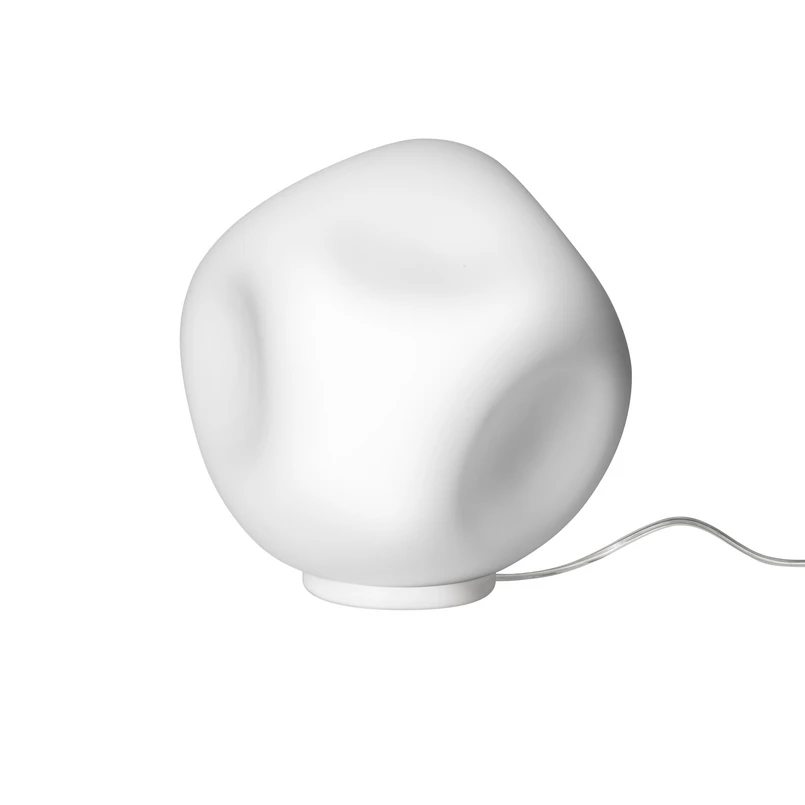 Foscarini – Hoba Media Tischlampe, Ø 24 cm, dimmbar, Glas