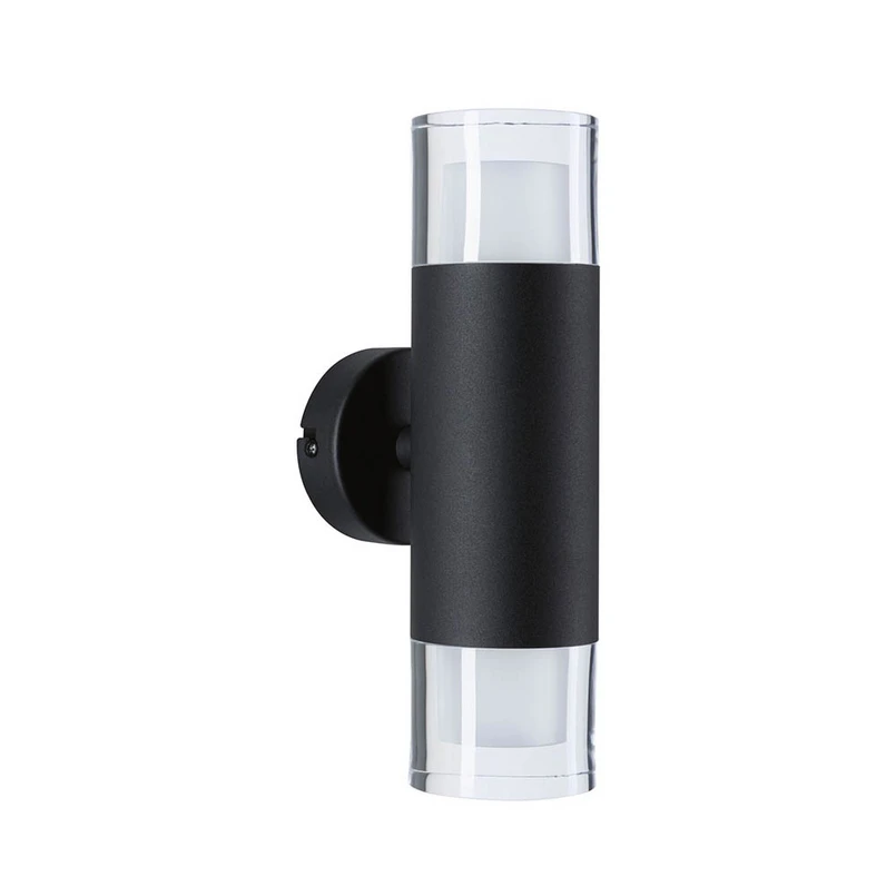 Paulmann - Kame 2 Væglampe/Loftlampe IP44 Signal Black