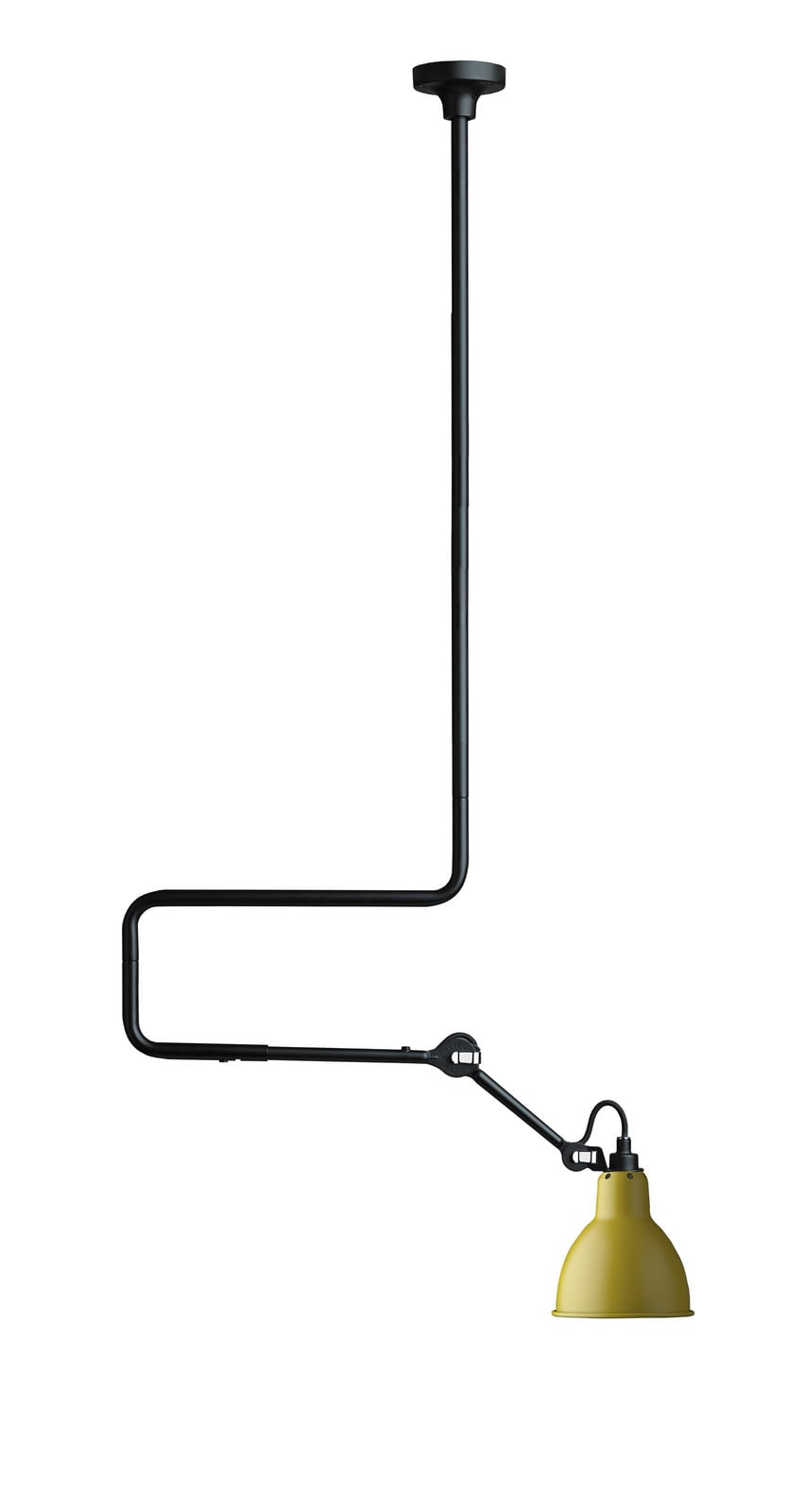 Lampe Gras 312 taklampa, gul &ndash; DCW - K&auml;llare - Design - Metall