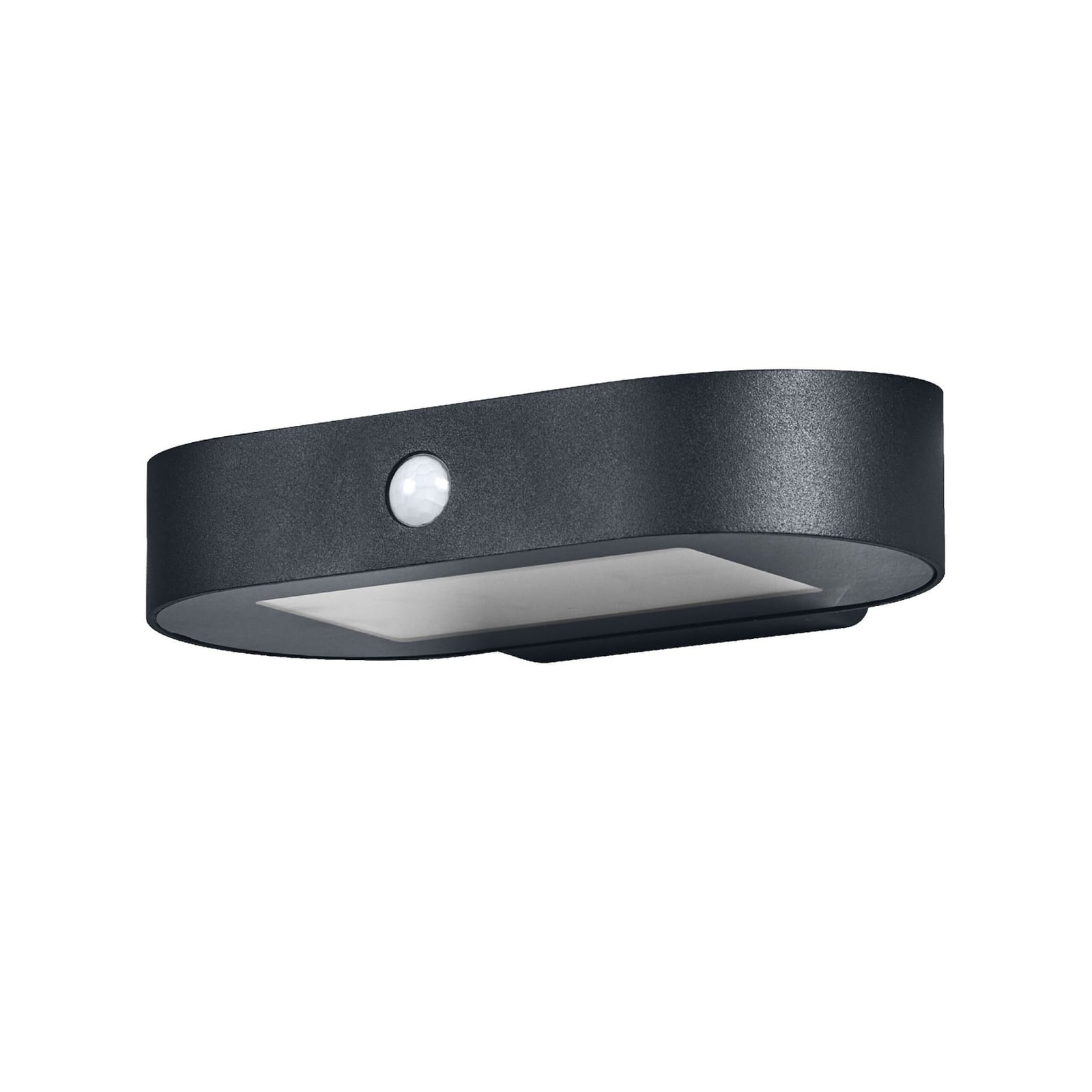 OSRAM LED-Sensor-Wandlampe ENDURA STYLE SOLAR OVAL, schwarz