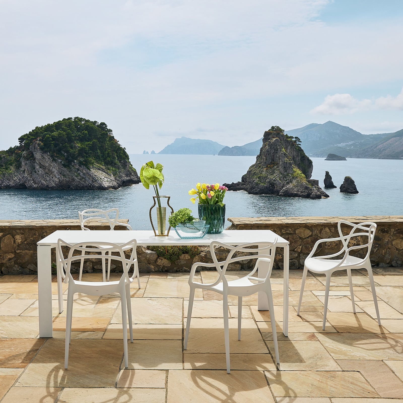 Masters chair, white, height 83 cm - Kartell Masters chair, white, height 83 cm - Kartell