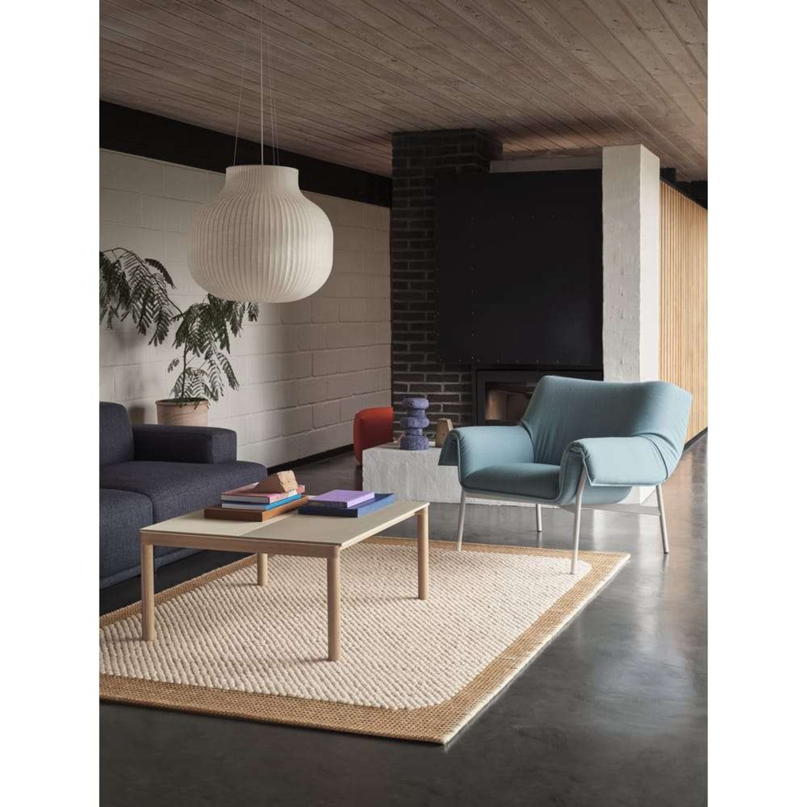 Pebble Rug 170x240 Burnt Orange - Muuto