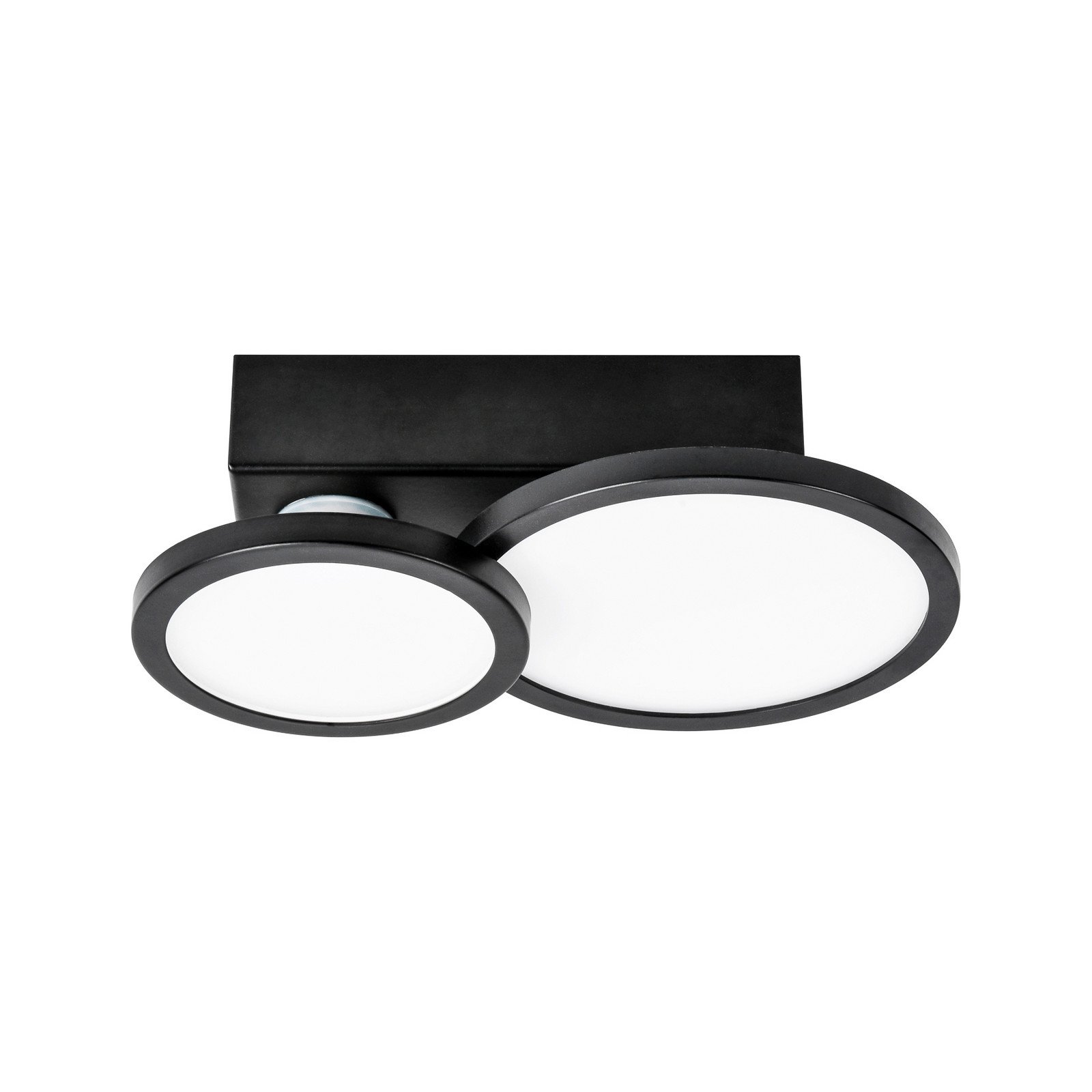 LIGHTME plafonieră LED Aqua GU10 2 becuri negru