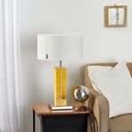 HerzBlut Dana table lamp, Swiss stone pine