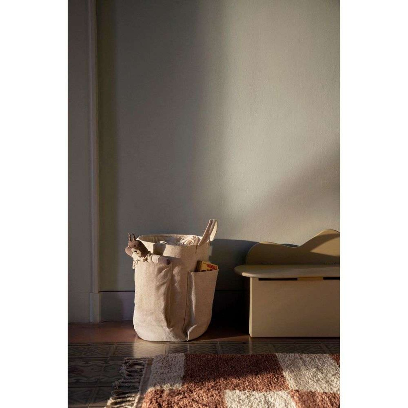 Pocket Storage Bag Off-White - ferm LIVING