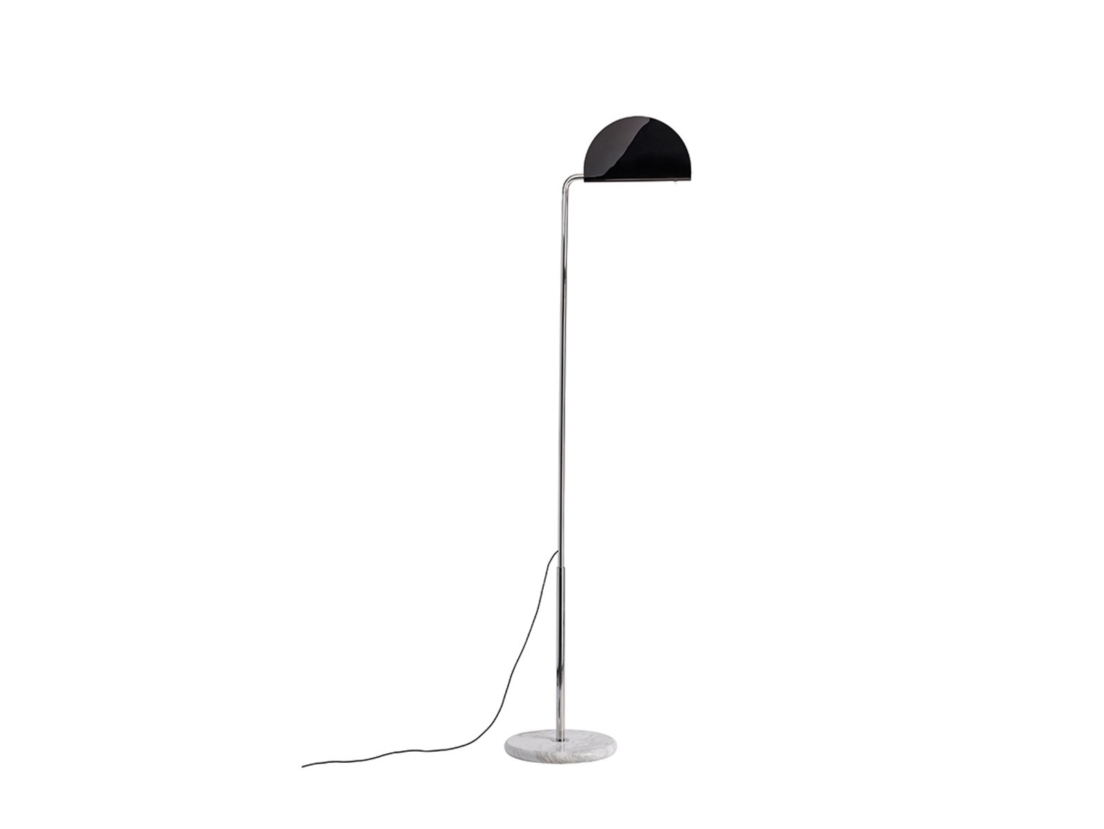 Mezzaluna Lampadar White Marble/Black - DCW