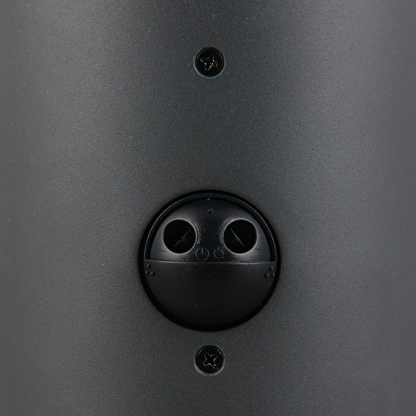 Sokkellampe Mures, antracit, højde 40 cm, metal, sensor