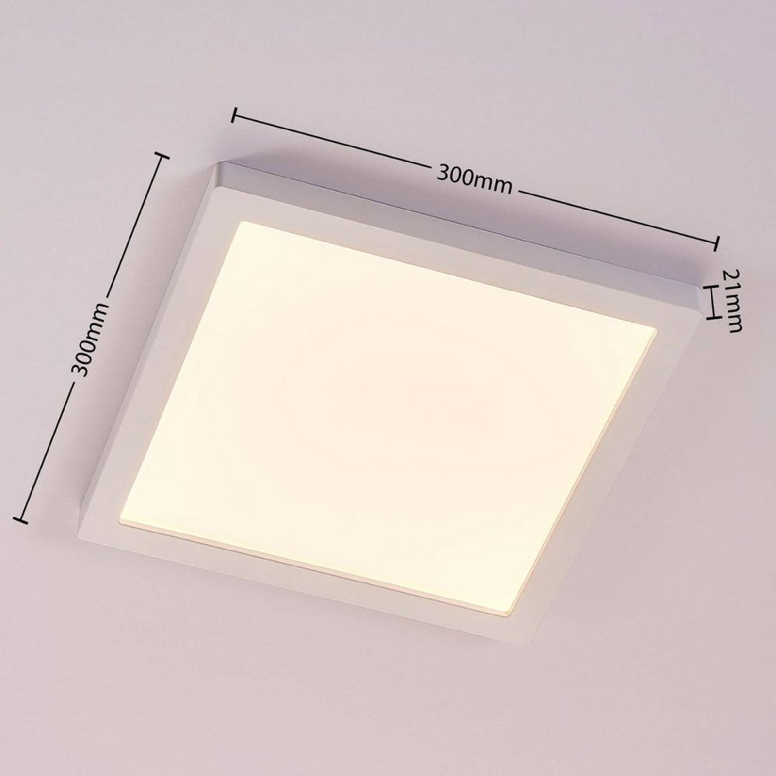 Solvie LED Plafoniera Quadrato Bianco - Arcchio